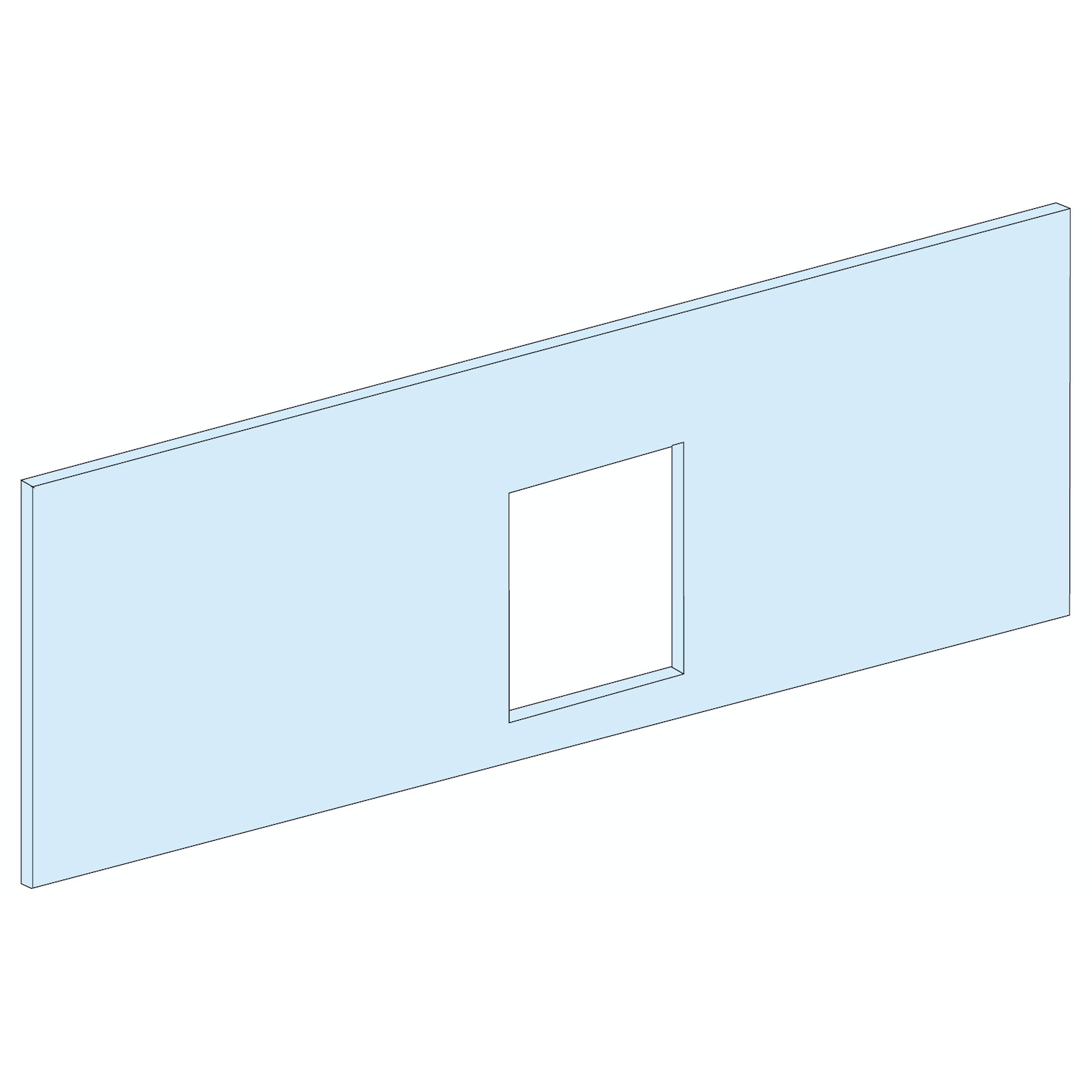 Schneider Electric LVS Series Front Plate for Use with Enclosure