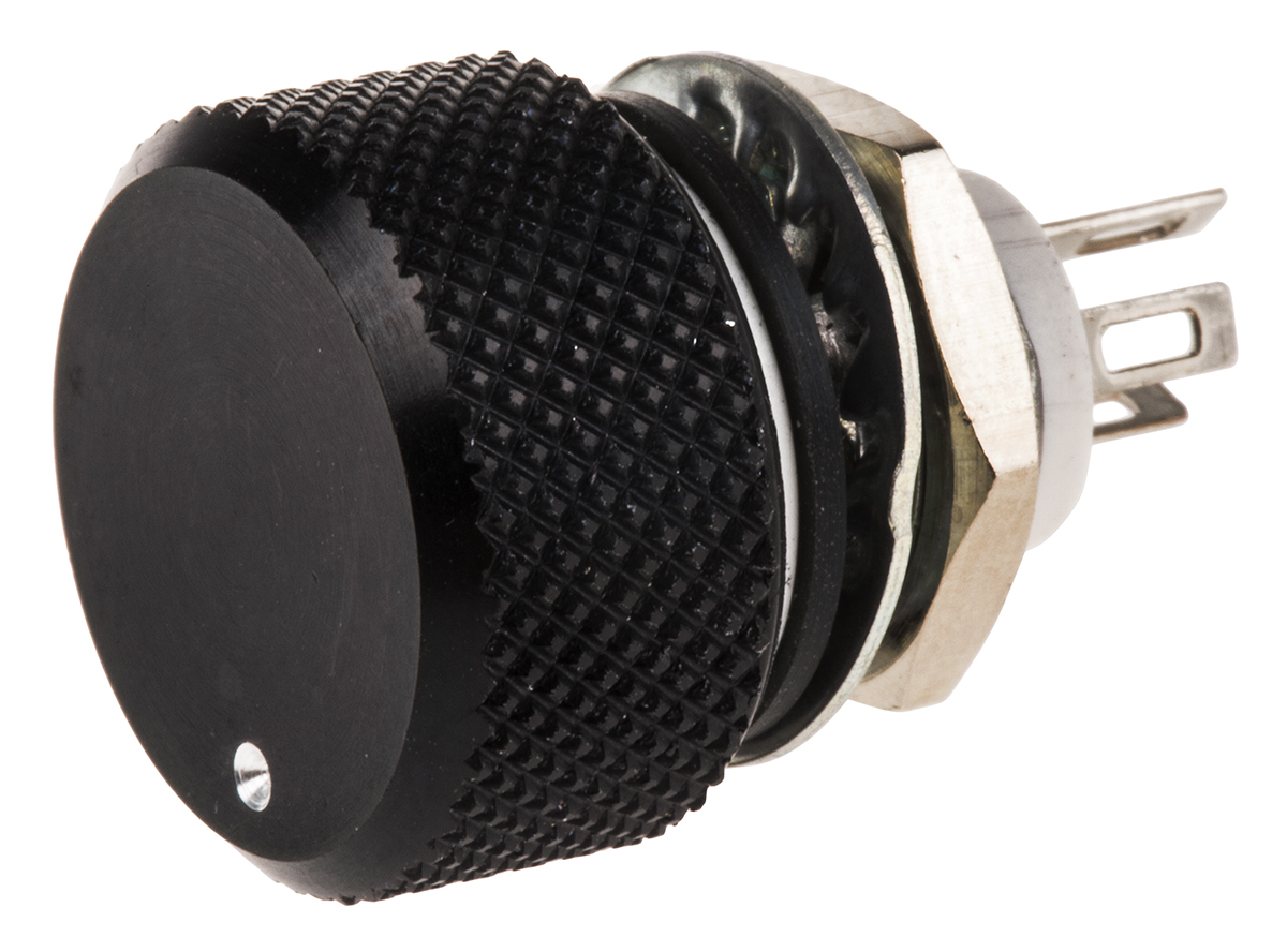 Vishay P16 10kΩ Rotary Potentiometer 1-Gang Panel Mount, P16NM103MAB15