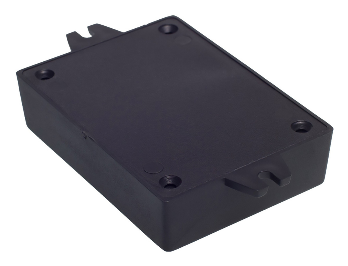 RS PRO Black ABS Enclosure, IP54, Flanged, 112.8 x 65.3 x 21.8mm