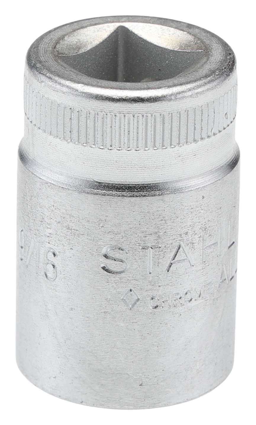 STAHLWILLE 3/8 in Drive 9/16in Standard Socket, 12 point, 31 mm Overall Length