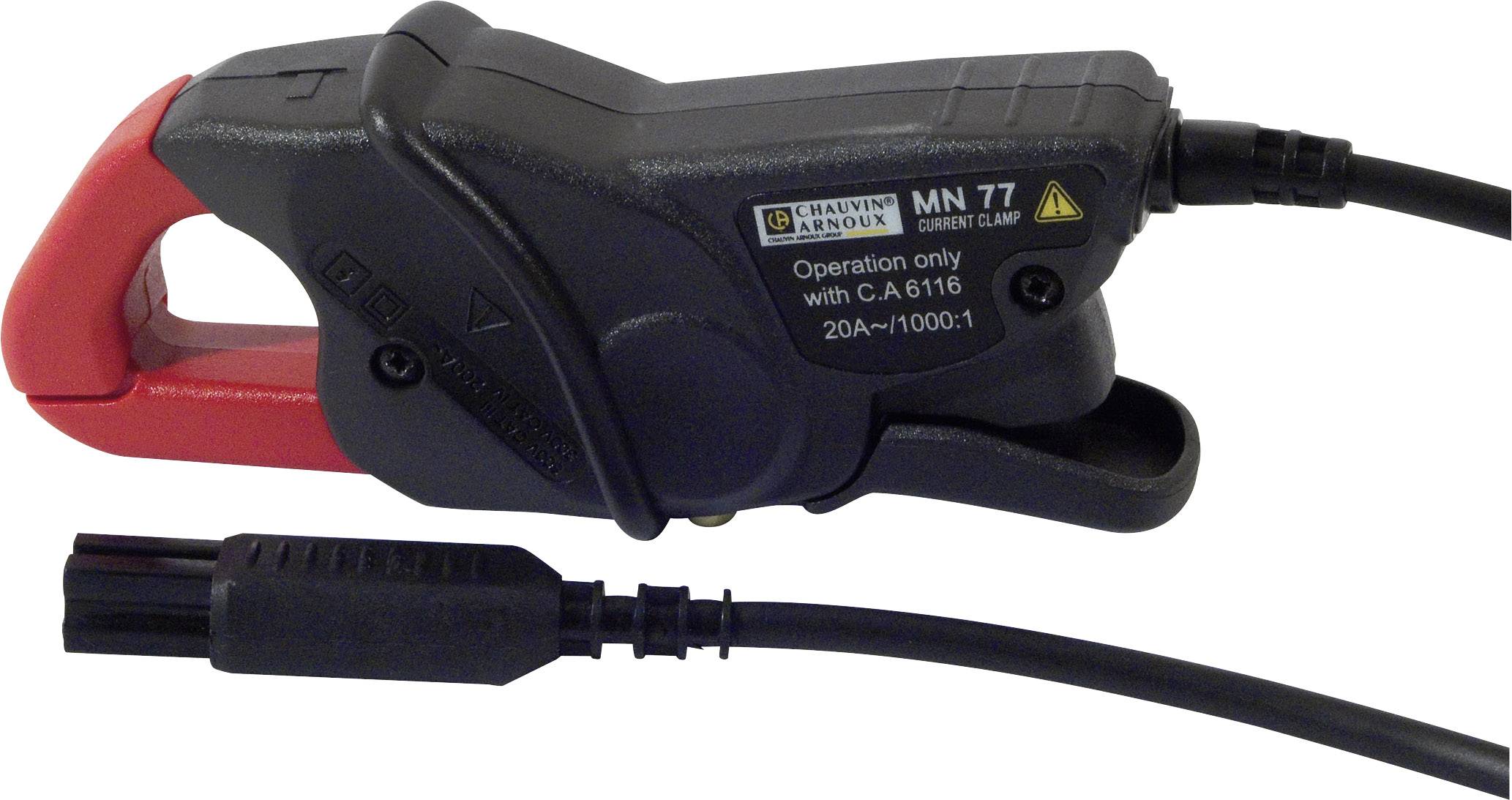 Chauvin Arnoux MN77 Current Clamp, AC Adapter, 20A ac AC Max