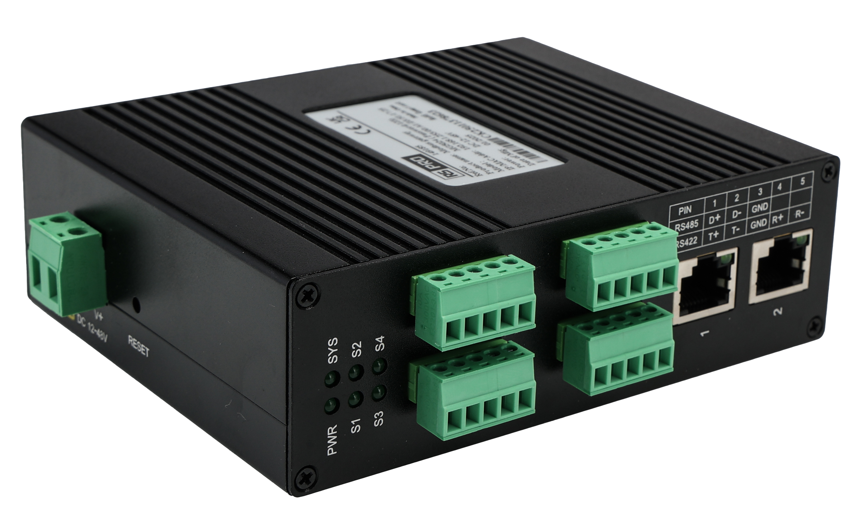 RS PRO RJ45, RS422, RS485 Ethernet Media Converter, 10/100Mbit/s, Full Duplex