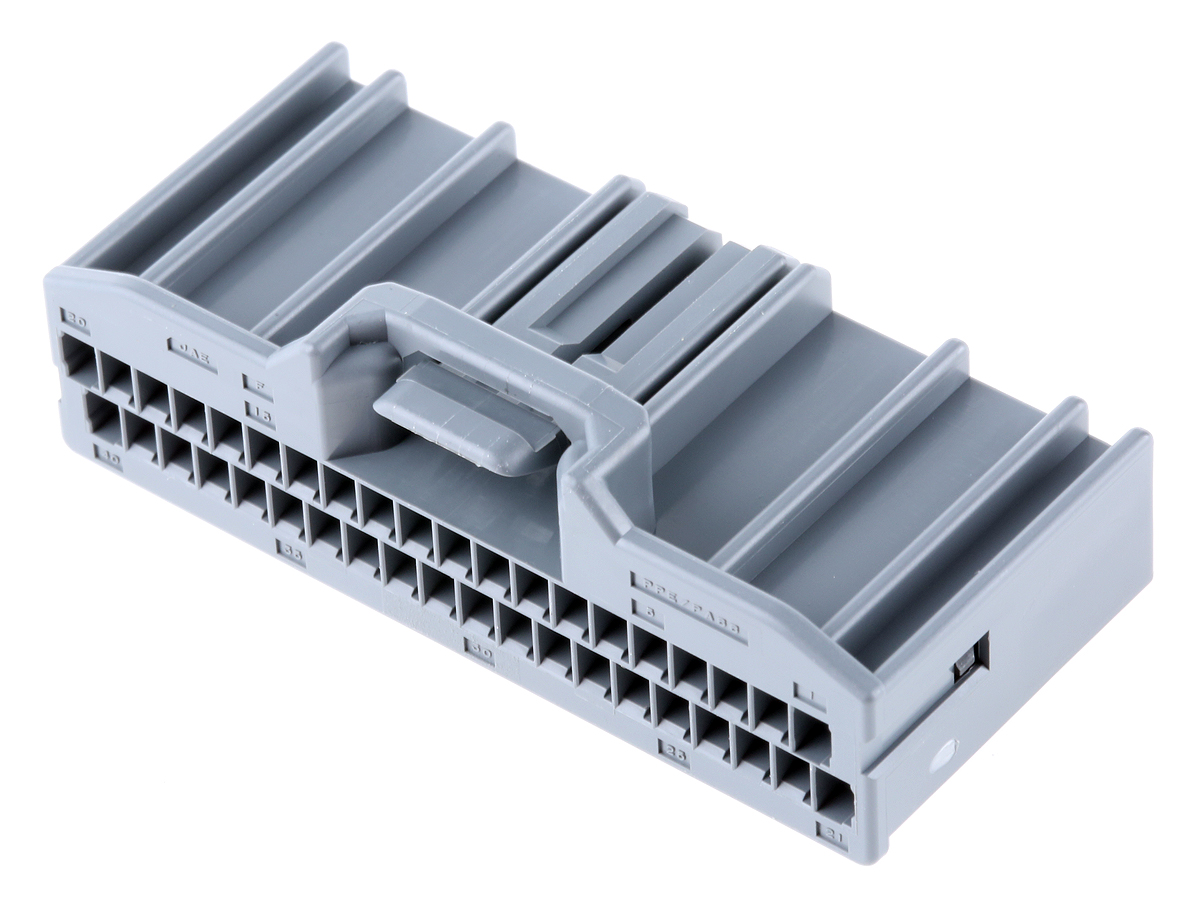 JAE, MX34 Automotive Connector Socket Grey Cable Mount 40 Way MX34040SF1