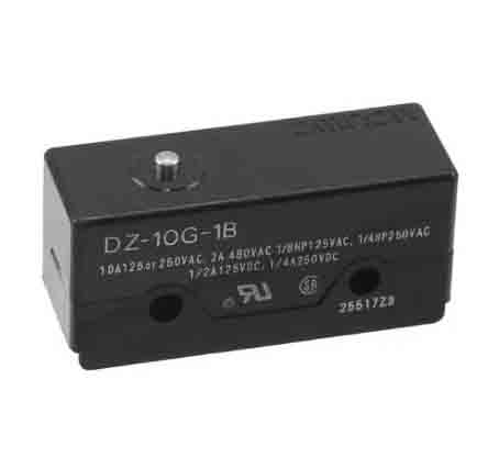 Omron Plunger Limit Switch, 2NO/2NC, DPDT, 10A Max