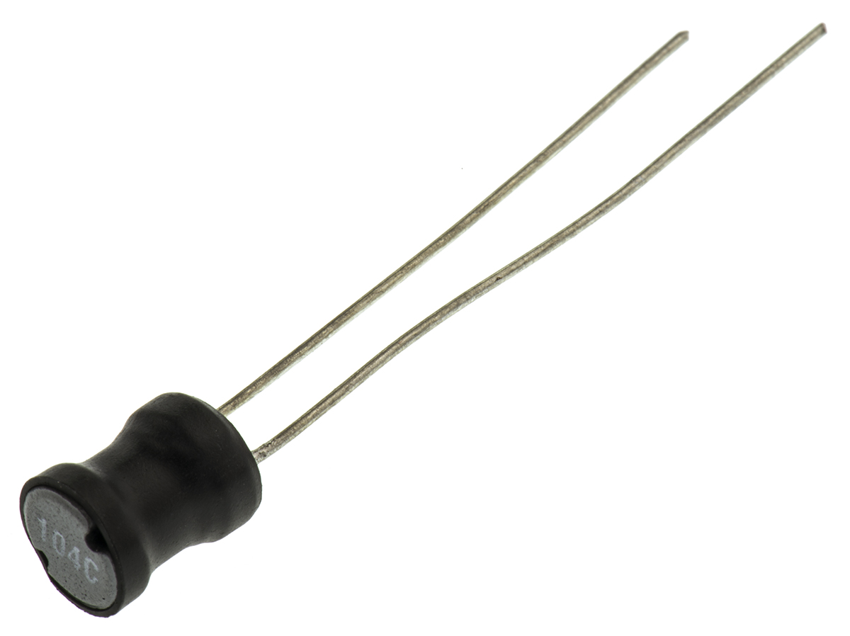 Murata 100 μH ±10% Radial Inductor, Max SRF:7MHz, Q:90, 670mA Idc, 390mΩ Rdc, 2200R