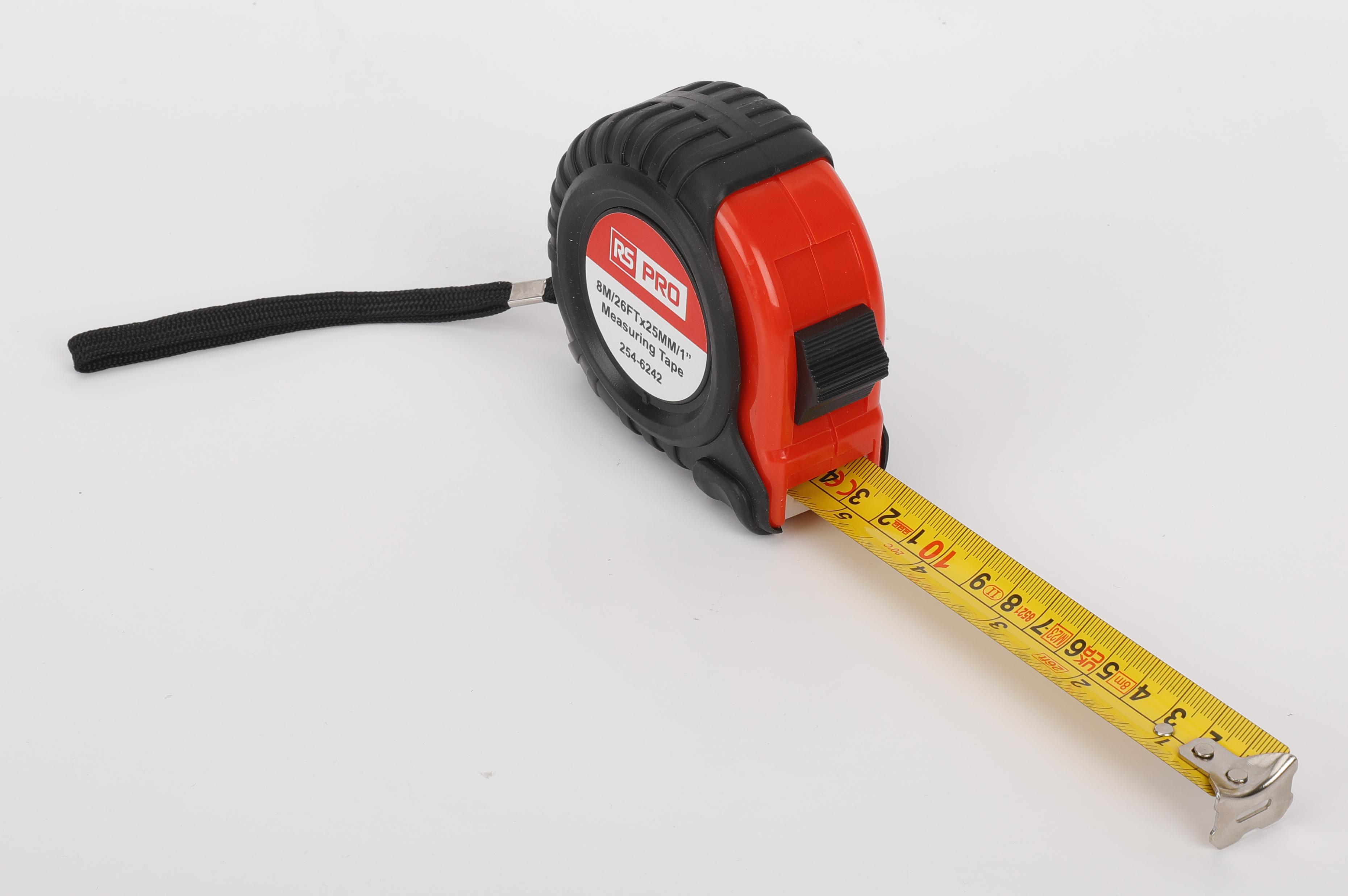 RS PRO 8m Tape Measure, Metric & Imperial