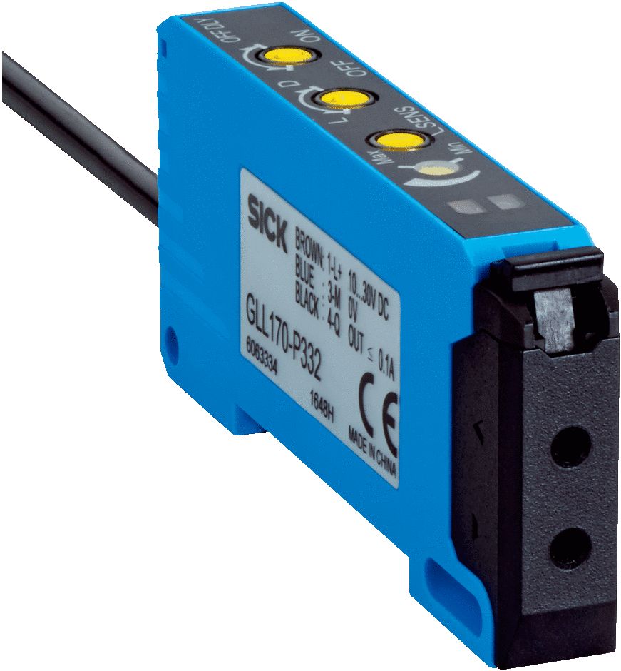 SICK Glass, Plastic Fibre Optic Sensor 0 to 190 (Proximity System) mm, 0 → 800 (Through-Beam System) mm, NPN