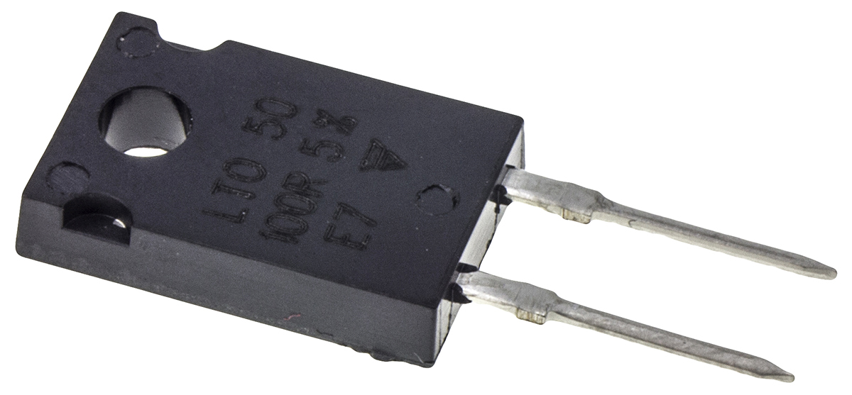 Vishay 100Ω Thick Film Resistor 50W ±5% LTO050F100R0JTE3
