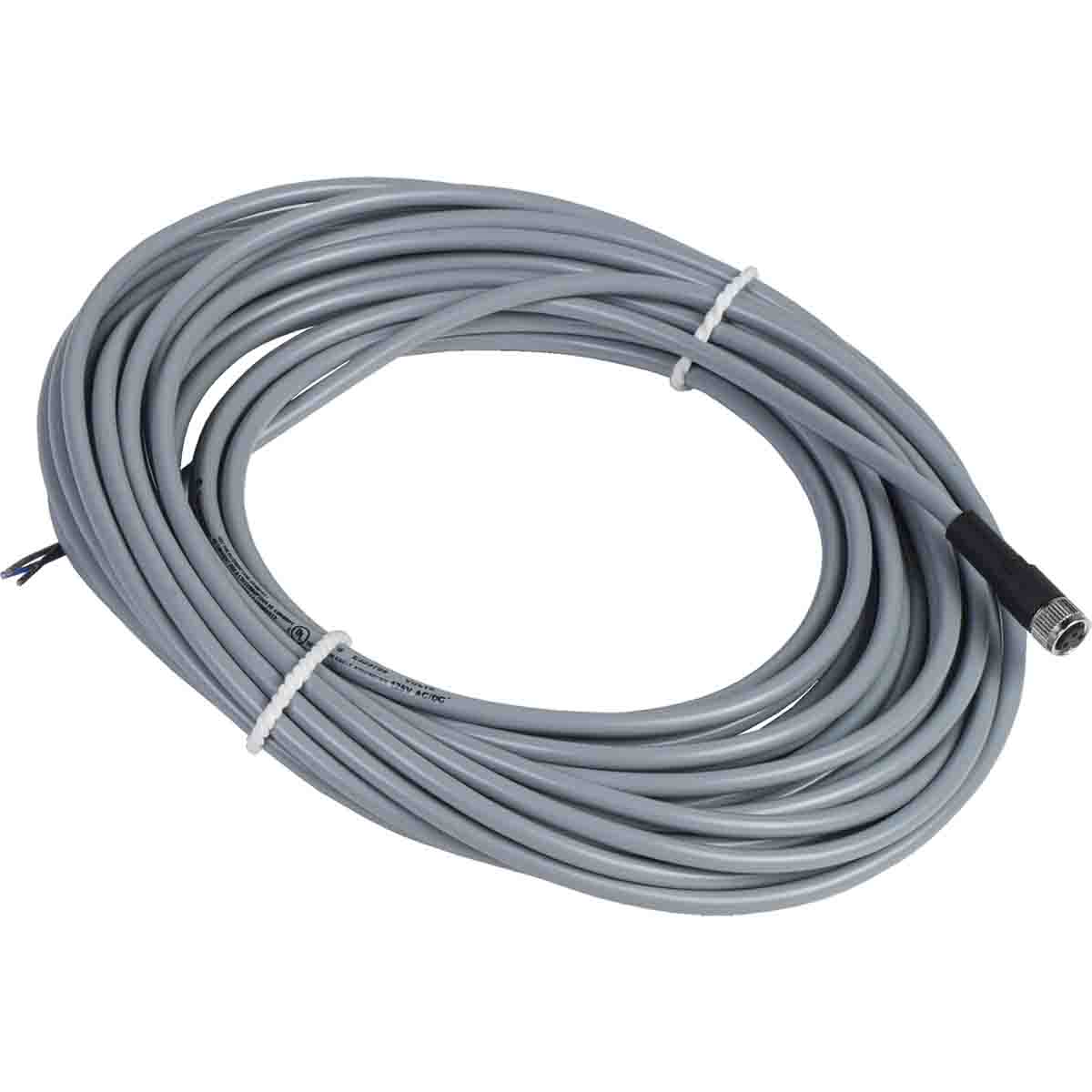 Telemecanique Sensors Female 3 way M8 to 3 way Free End Sensor Actuator Cable, 10 m