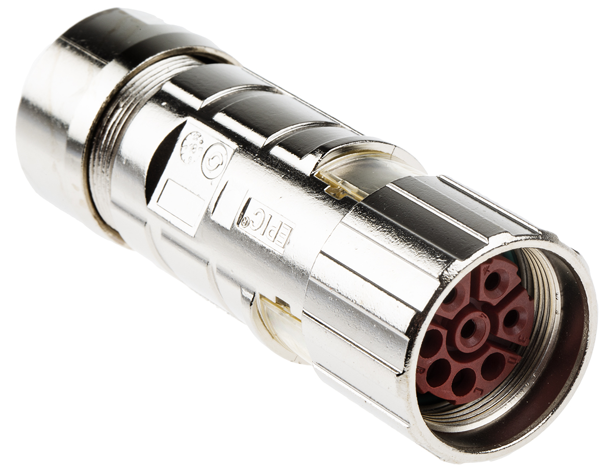 Lapp Circular Connector, 8 Contacts, Cable, 27 mm Connector, Socket, Female, IP68, EPIC CIRCON Series