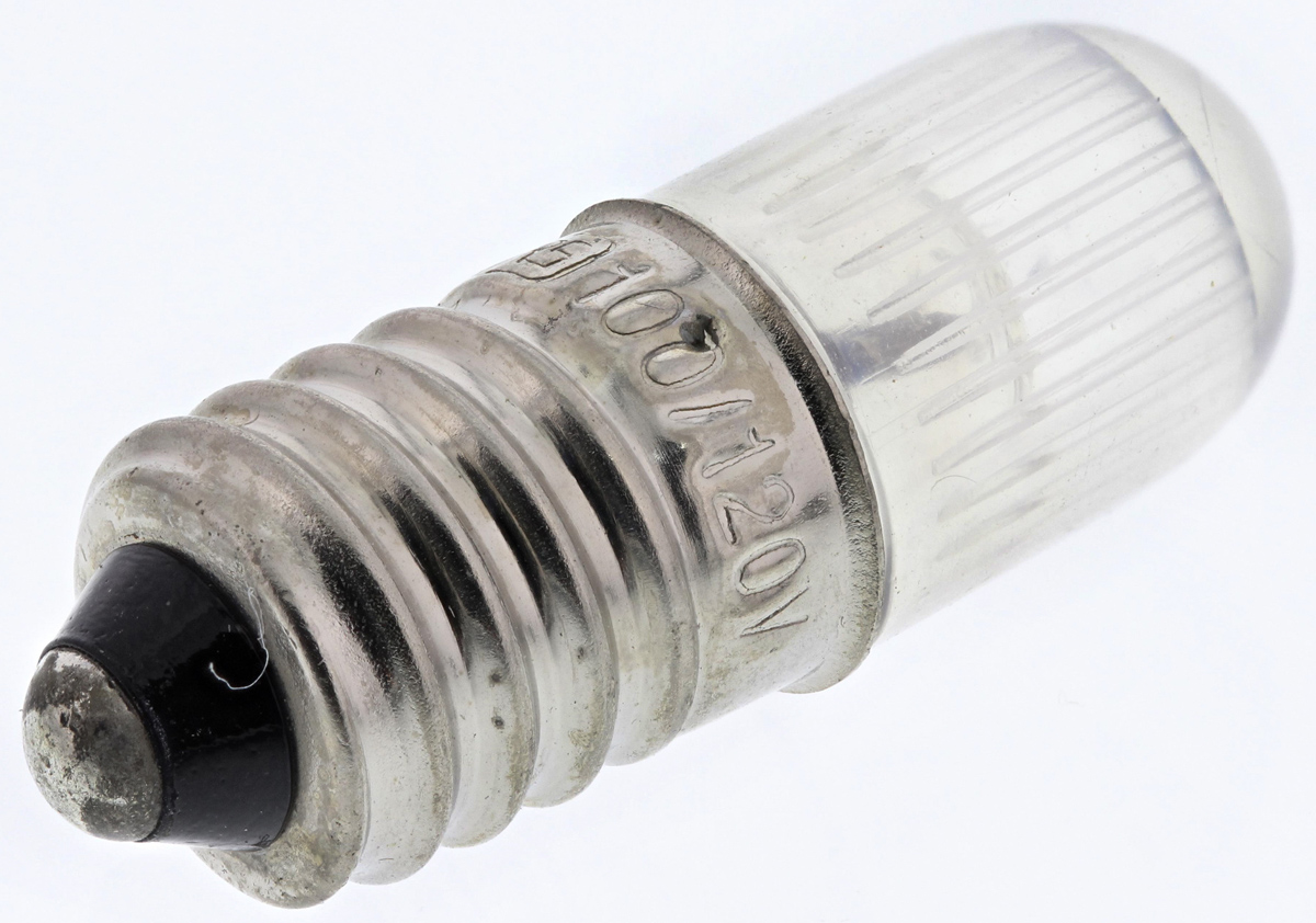 RS PRO Orange Indicator Lamp, 100/120V, E10 Base