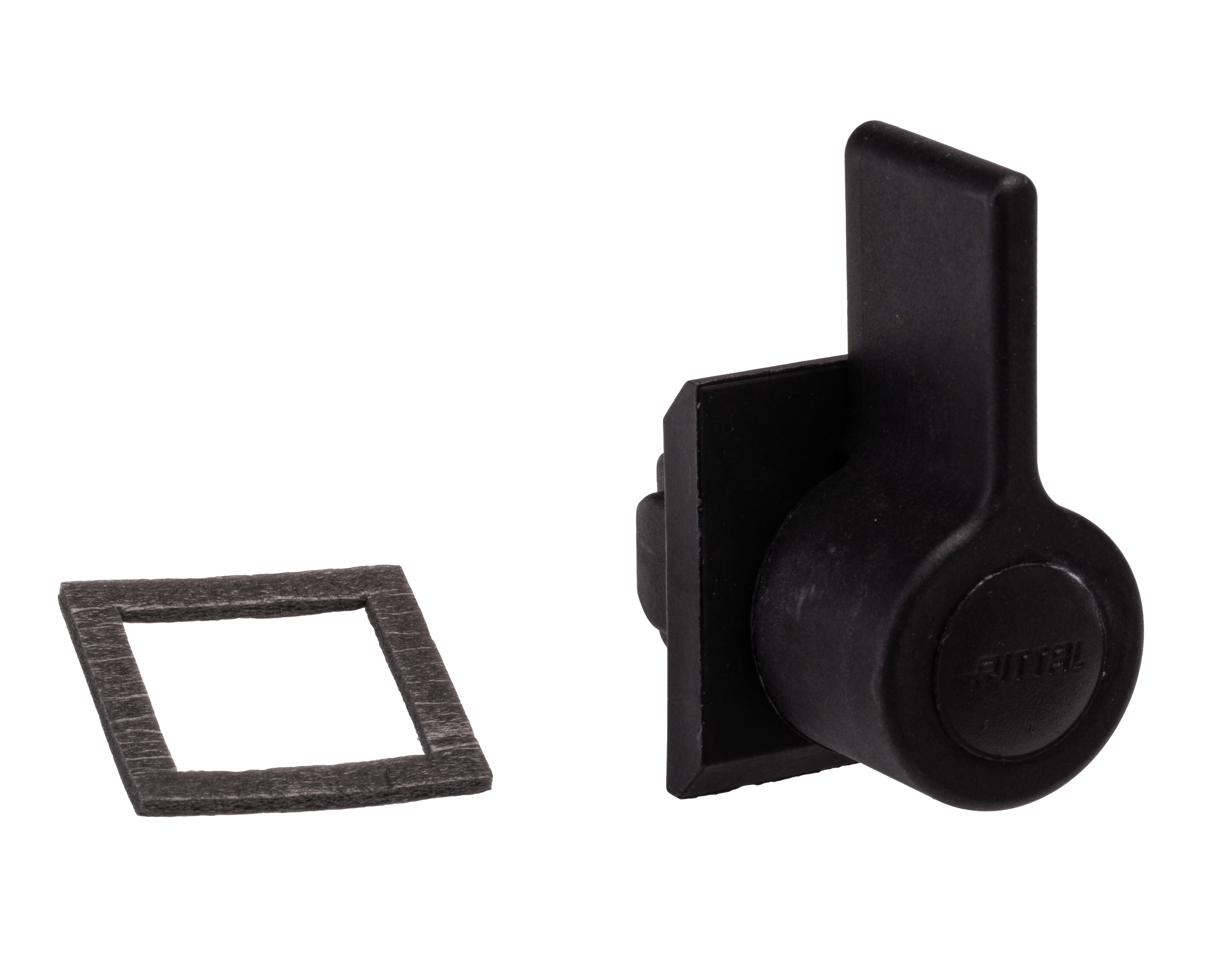 Rittal RAL 9011 Plastic Locking Handle