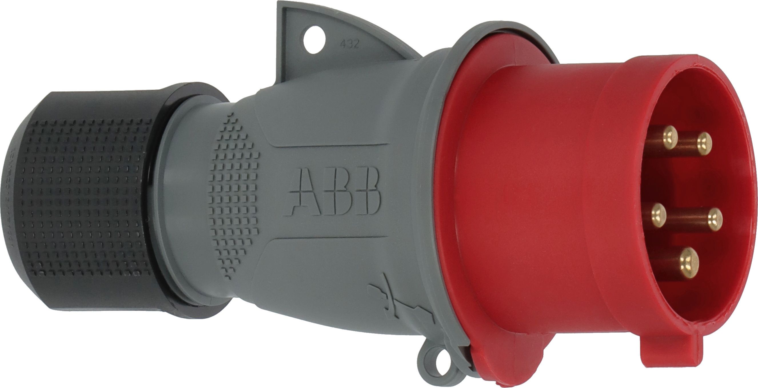brennenstuhl, 1050 IP44 Red Cable Mount 3P+N+T Industrial Power Plug, Rated At 32A, 415 V