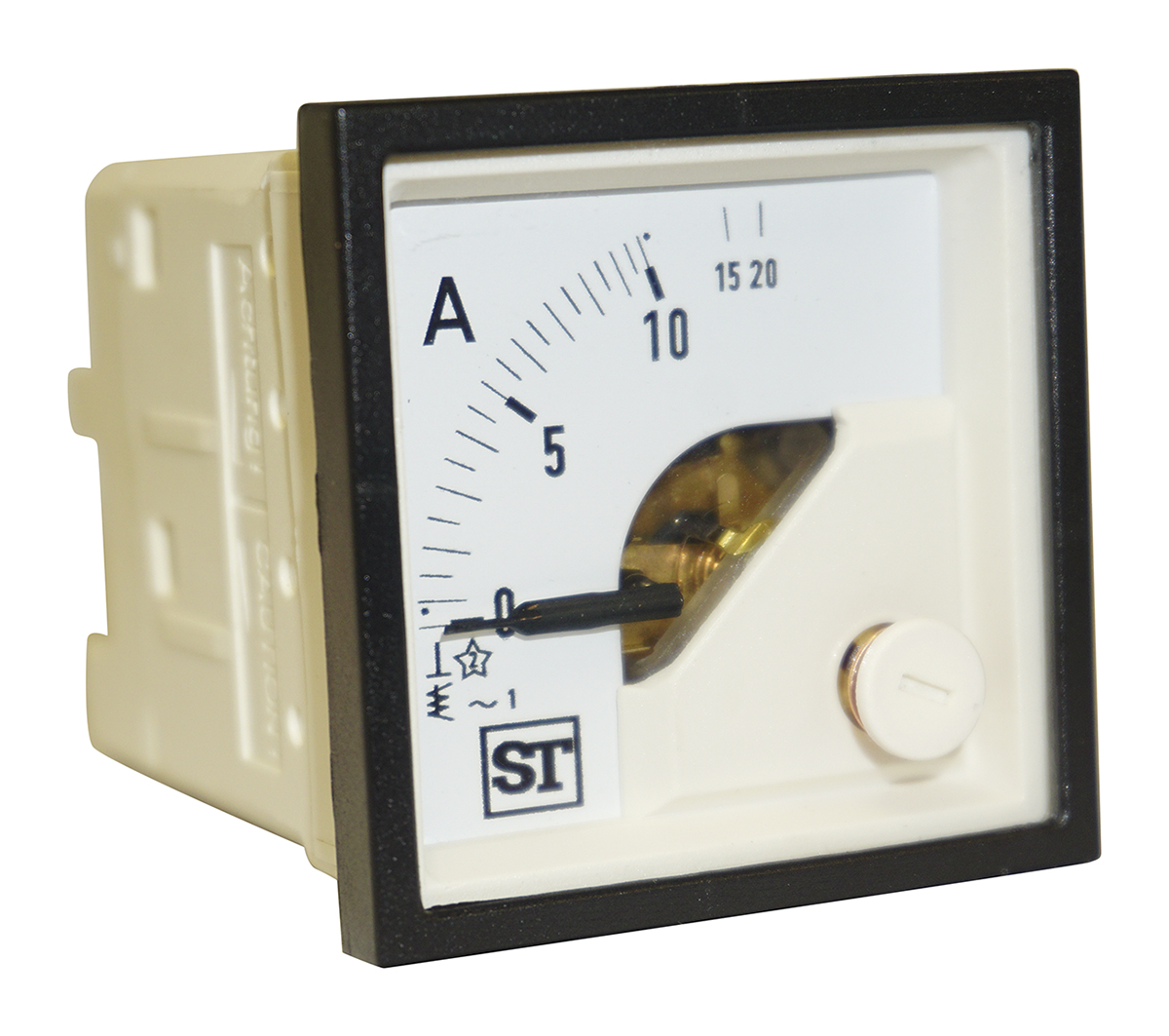 Sifam Tinsley Sigma Analogue Panel Ammeter 10A AC, 48mm x 48mm Moving Iron