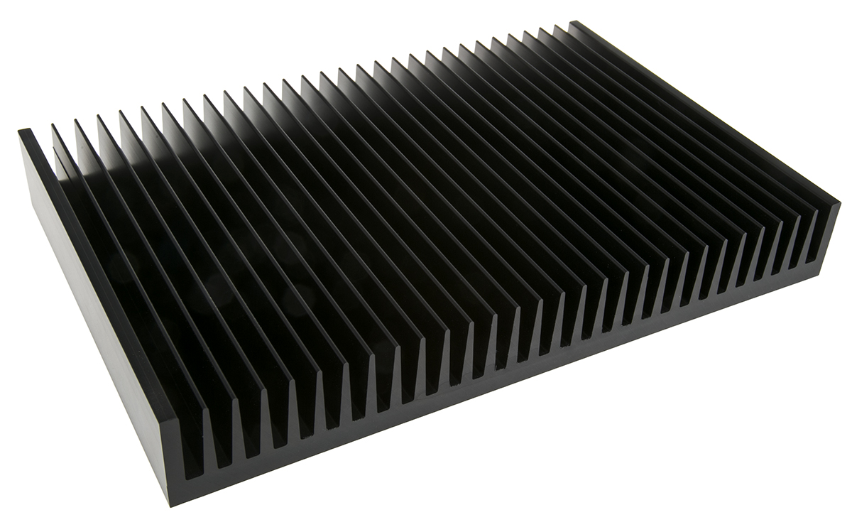 Fischer Elektronik Heatsink, Universal Rectangular Alu, 0.3K/W, 200 x 300 x 40mm