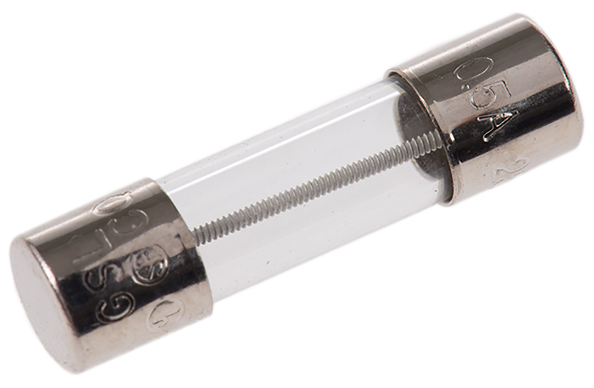 RS PRO 500mA T Glass Cartridge Fuse, 5 x 20mm