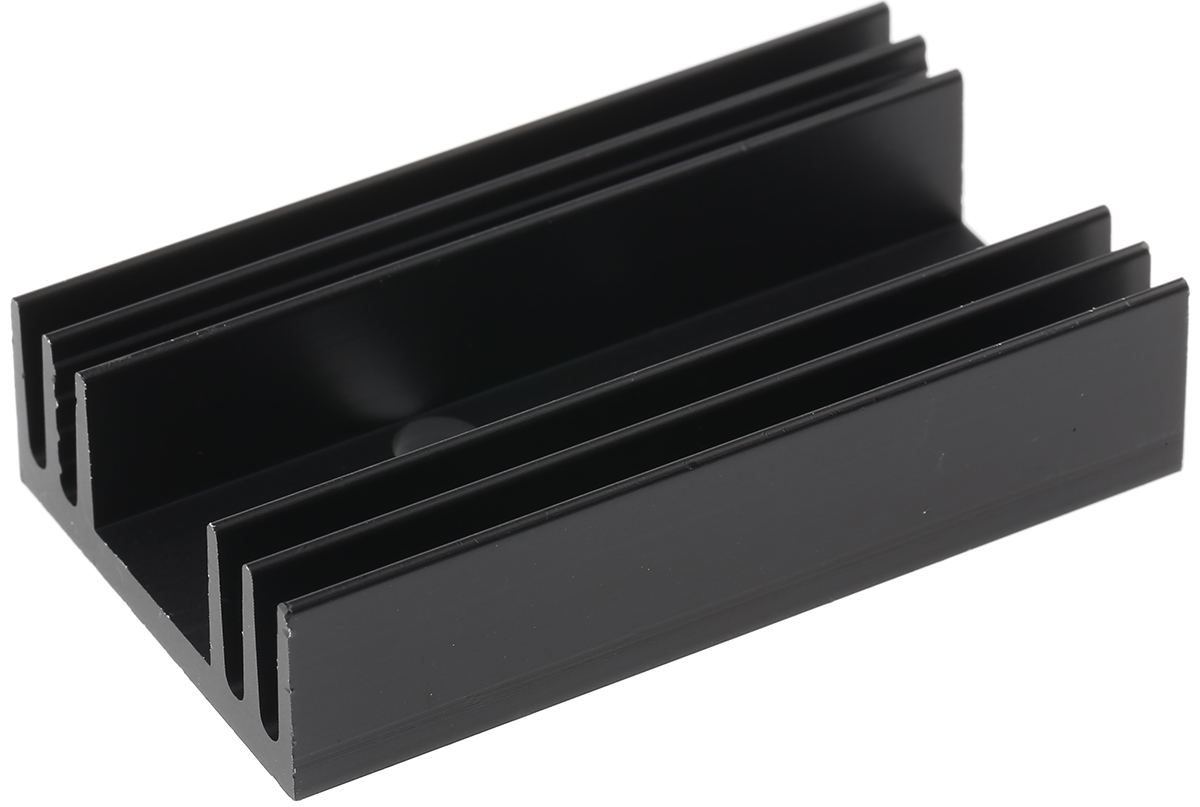 Fischer Elektronik Heatsink, 9.5K/W, 50 x 29 x 11.5mm, Clip, Screw