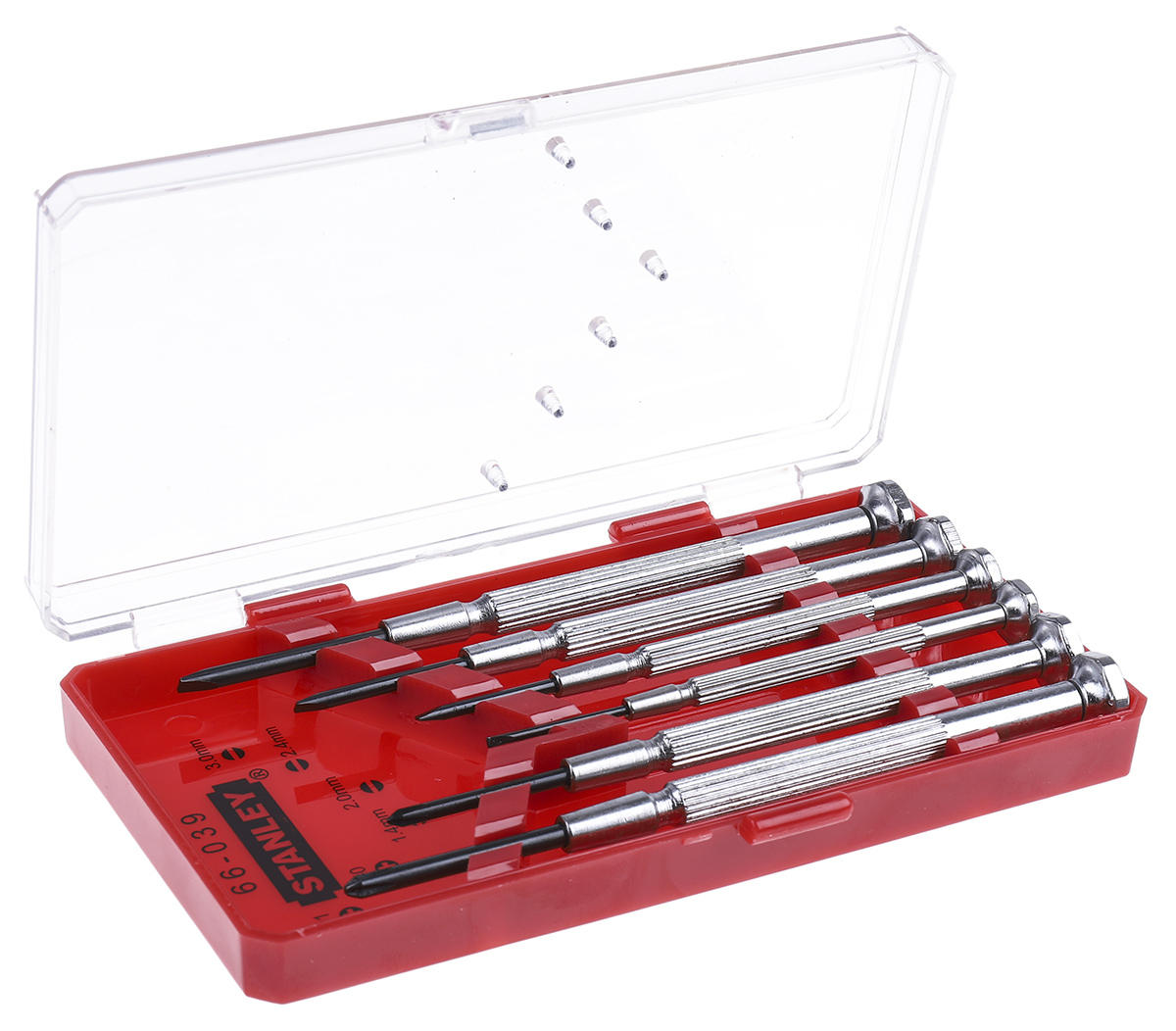 Stanley Pozidriv; Slotted Precision Screwdriver Set, 6-Piece