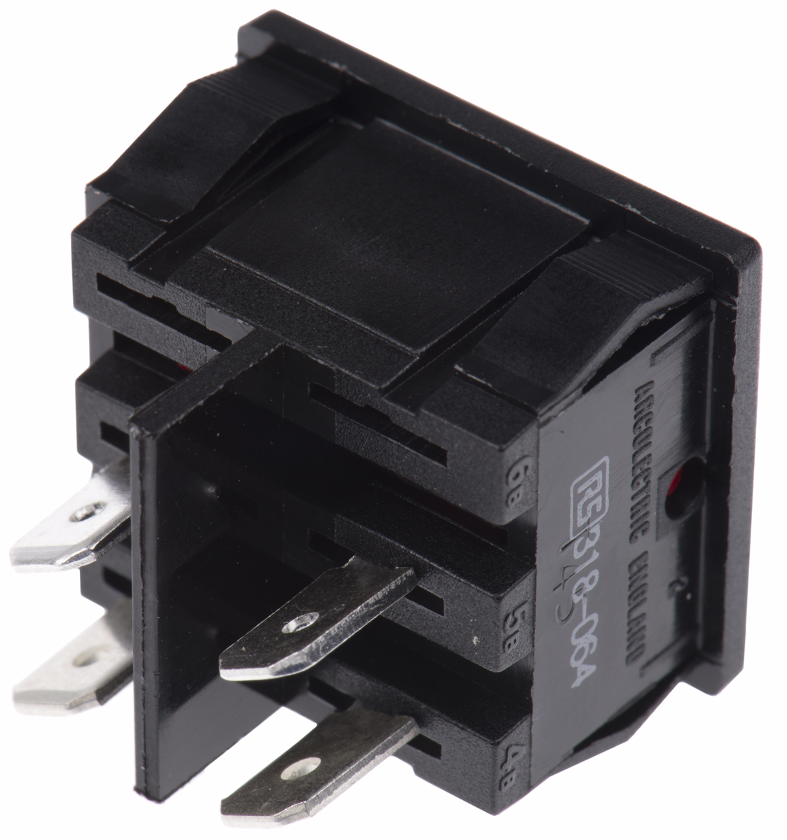Arcolectric (Bulgin) Ltd Illuminated DPST, On-Off Rocker Switch Panel Mount