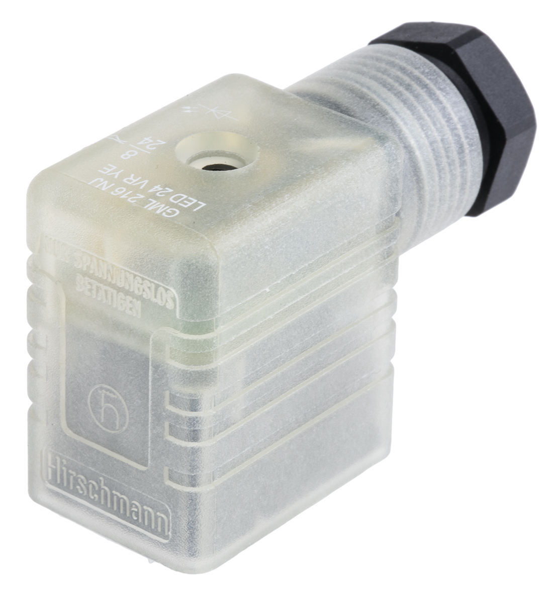 Hirschmann GML 2P+E DIN 43650 B, Female Solenoid Valve Connector, 24 V Voltage