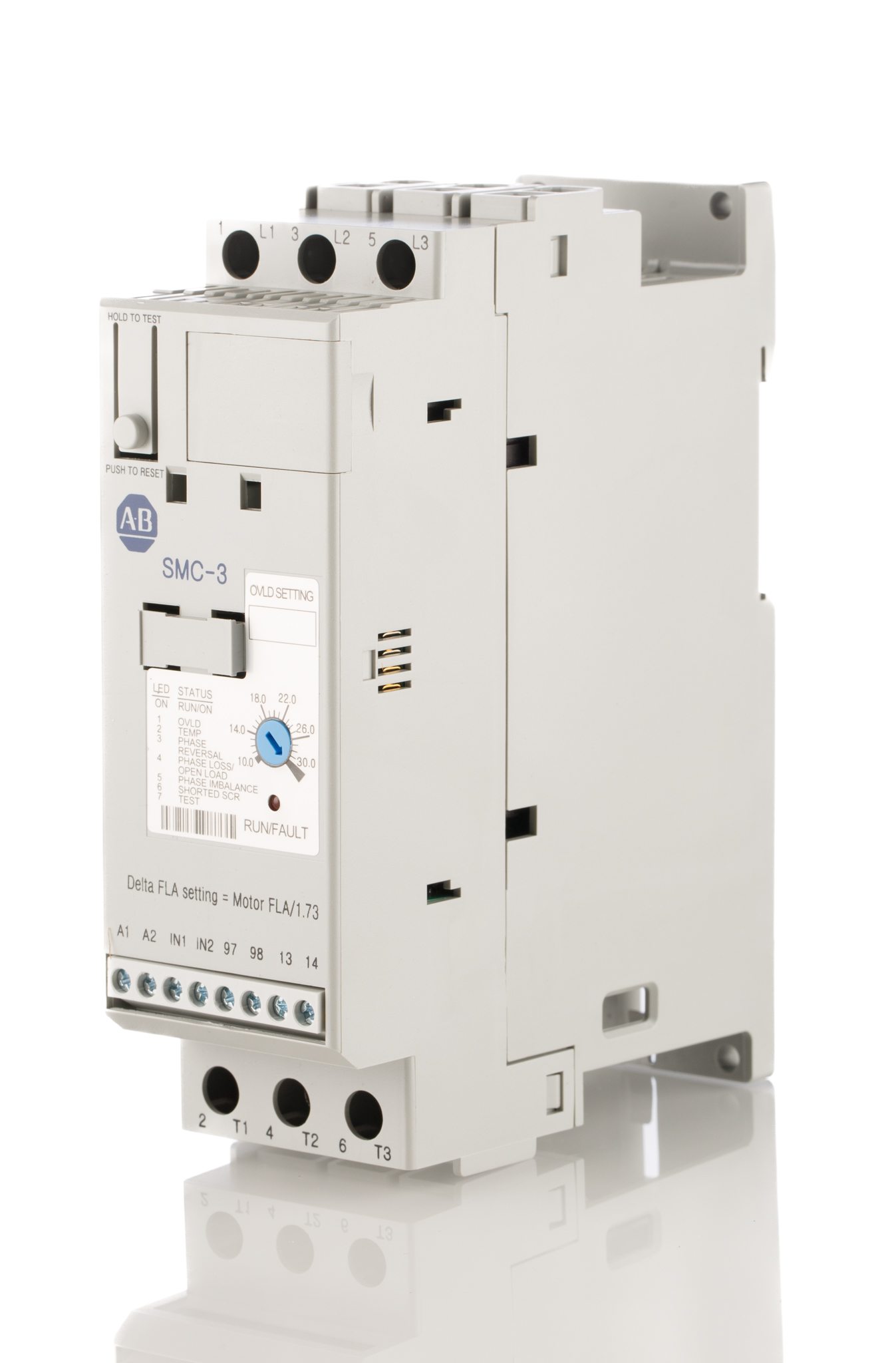 Allen Bradley Soft Starter, , 15 kW, 460 V ac, 3 Phase, IP2X