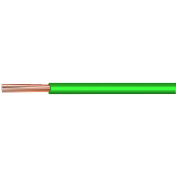 Huber+Suhner RADOX Series Green 0.25 mm² Hook Up Wire, 24 AWG, 100m, RADOX 125 0.25 MM² GREEN