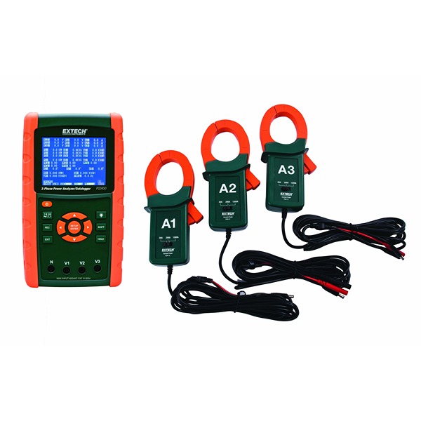 Extech PQ3450-12 Power & Energy Data Logger, RS232, USB