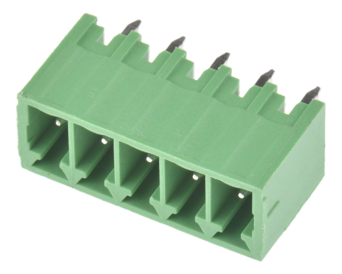 Wurth Elektronik, 3.5mm Pitch, 3211, 5 Way, Pluggable Terminal Block, Header, Through Hole, Solder Termination,