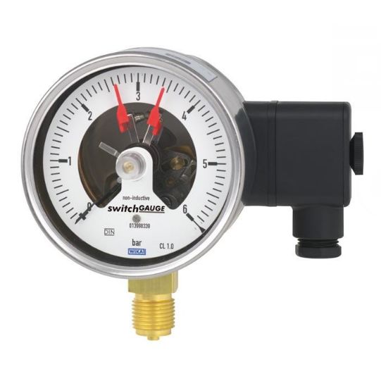 WIKA G 1/2 Analogue Pressure Gauge 16bar Bottom Entry 100mm Outside Diameter