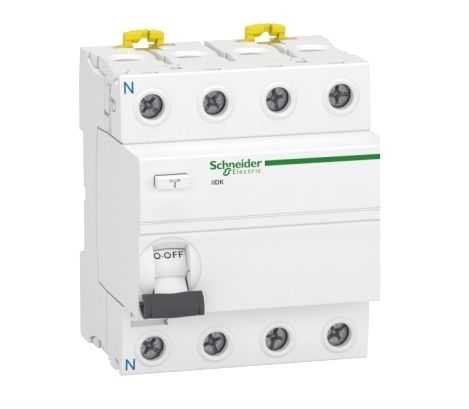 Schneider Electric Acti9 iIDK RCCB, 40A, 4 Pole, 300mA, Type AC, 380 → 415V ac
