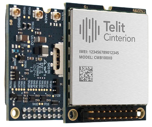 Telit CMB100C0-WW 3.8V dc WiFi Module, LTE PCM, USB 2.0