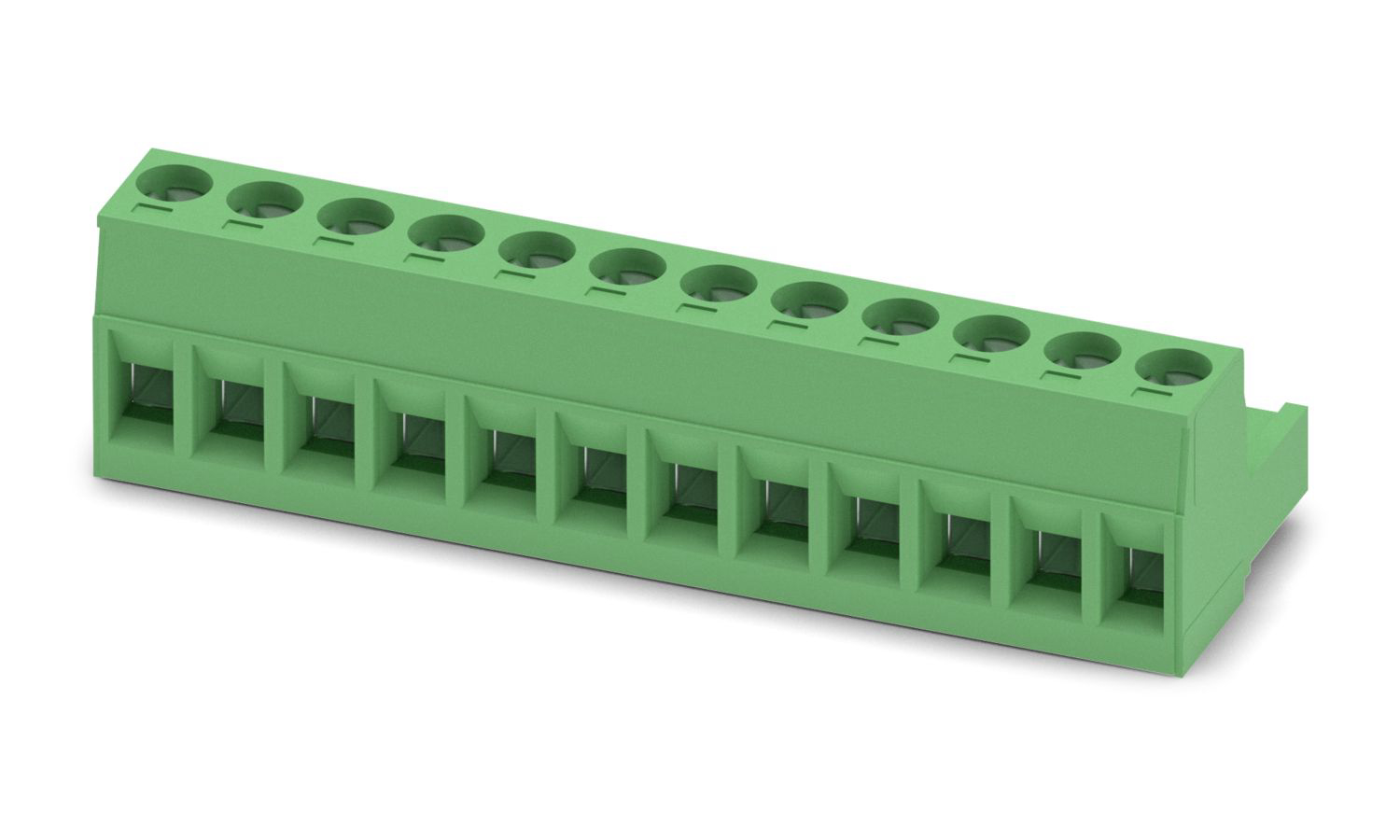 Phoenix Contact, 5mm Pitch, MSTB 2.5/12-ST, 12 Way, , Pluggable Terminal Block, Plug, Plug-In, Screw Termination,