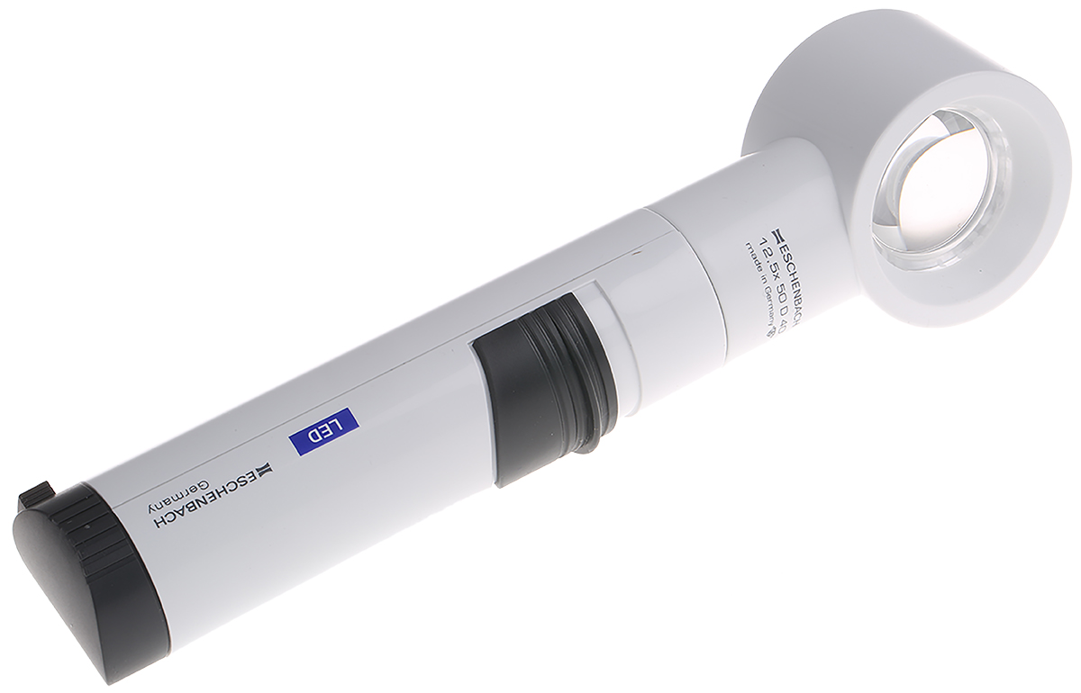 Eschenbach Illuminated Magnifier, 12.5X x Magnification, 35mm Diameter