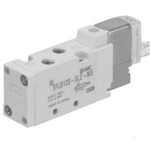 SMC 3/2 Pneumatic Solenoid Valve - Solenoid/Spring SYJ500 Series 24V dc