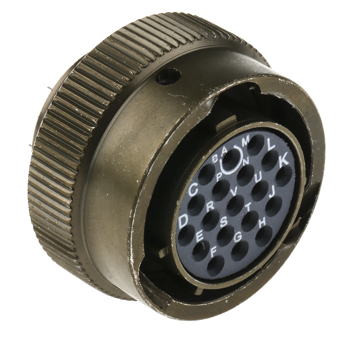 Souriau Sunbank by Eaton, 851, Copper Alloy 19 Way Cable Mount MIL Spec Circular Connector Plug, Socket Contacts,Shell