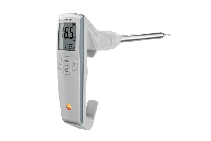 Testo TESTO 270 BT Digital Digital Thermometer for Food Industry Use, General Probe, 1 Input(s), +200°C Max, 2 Accuracy