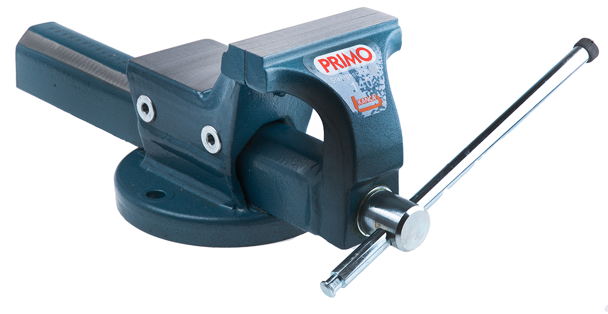 RS PRO Bench Vice x 98mm 140mm x 200mm, 16.5kg