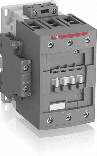 ABB AF Contactor, 250 V Coil, 3-Pole, 125 A, 37 kW 250 V, 3 NO