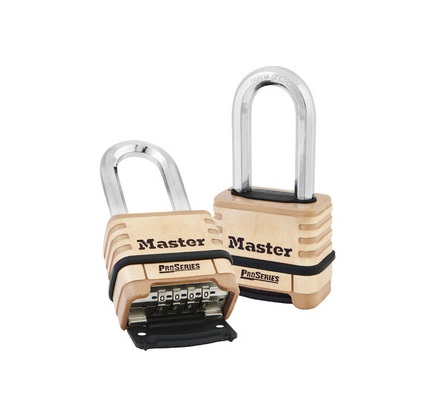 Master Lock Combination Combination Padlock, 9mm Shackle