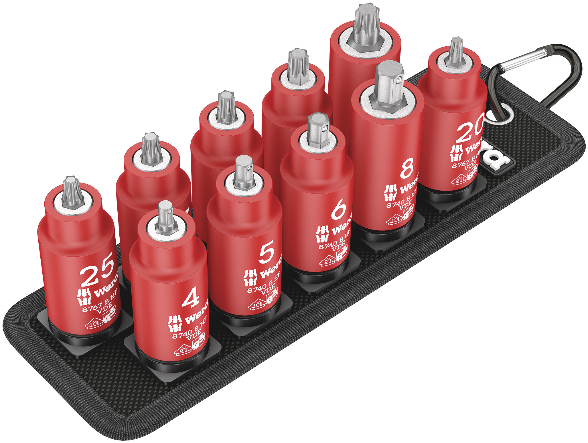 Wera 3/8 in Insulated Bit Socket Set