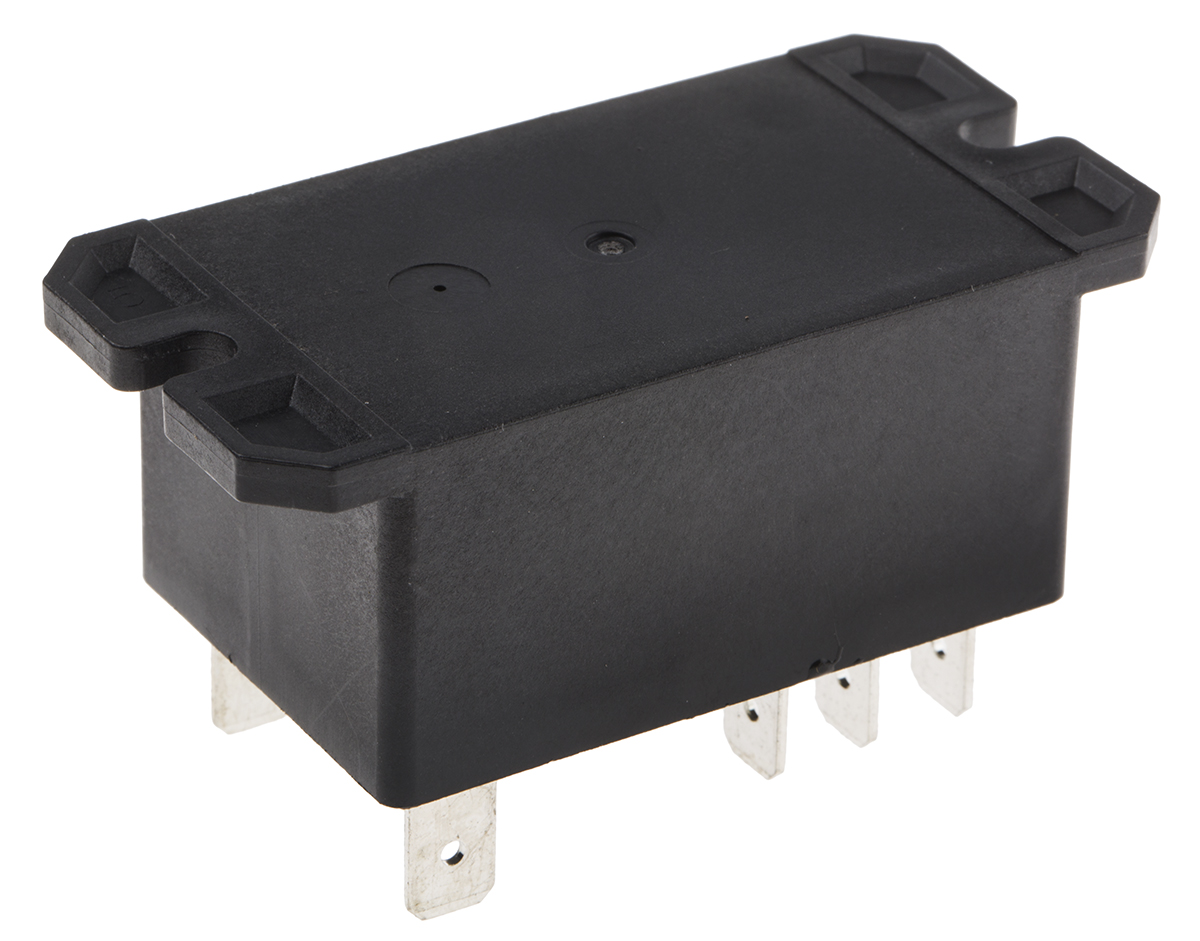 TE Connectivity PCB Mount Power Relay, 24V dc Coil, 30A Switching Current, DPDT