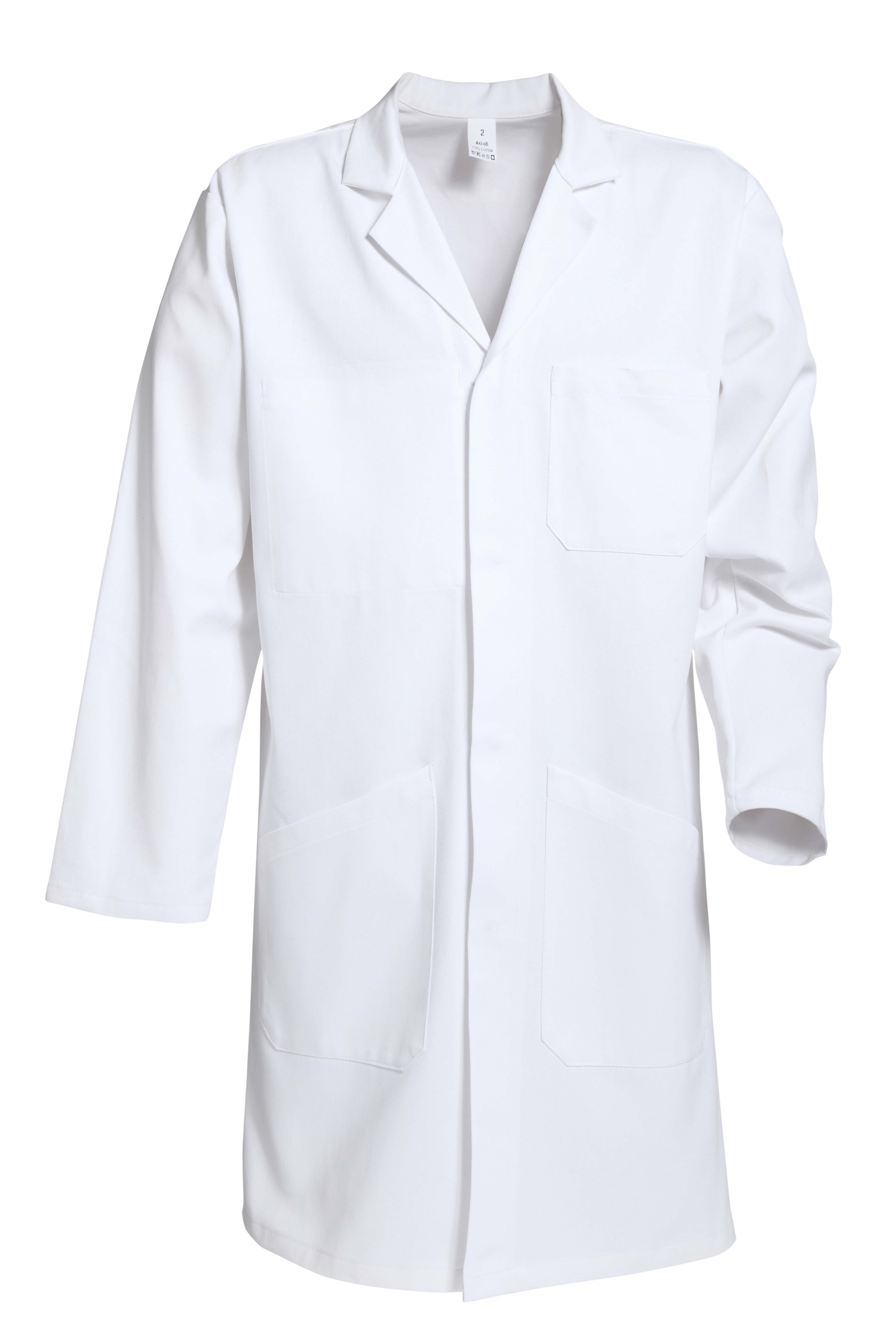 MOLINEL White Reusable Lab Coat, M
