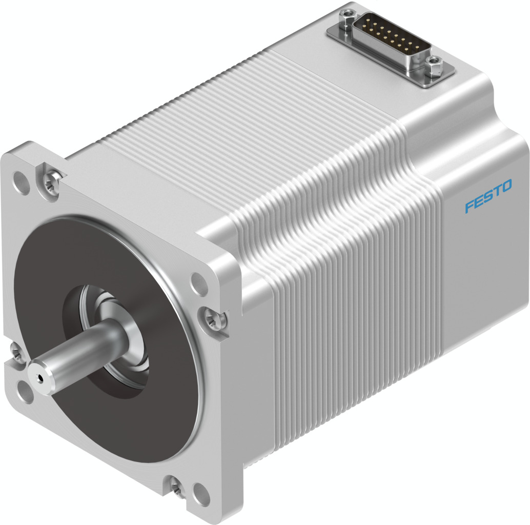 Festo EMMS-ST Series Hybrid Stepper Motor, 5.9Nm Torque, 48 V, 1.8°, 11mm Shaft