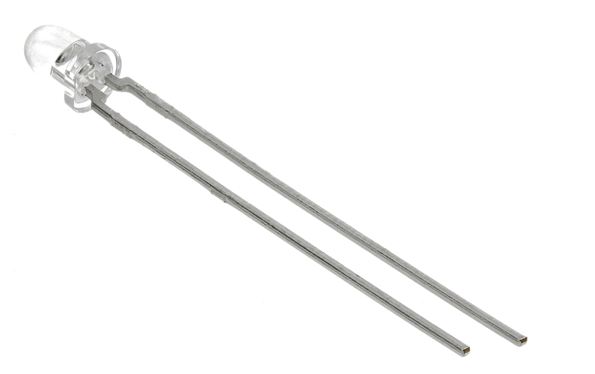 SFH 309-5/6 ams OSRAM, 24 ° Full Spectrum Phototransistor, Through Hole 2-Pin 3mm (T-1) package