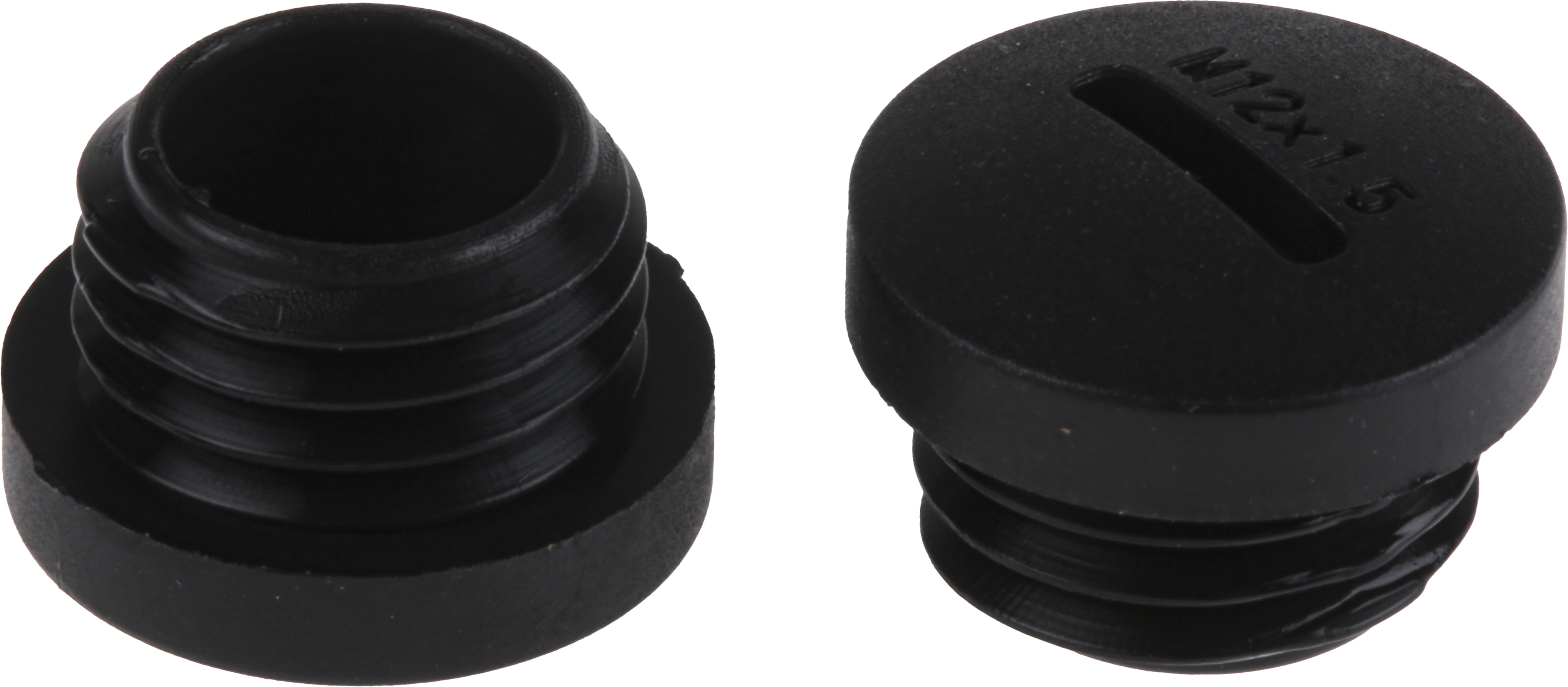 RS PRO Blanking Plug, M12, 11.7mm Hole Diameter, Nylon 66, 15mm Diameter, Threaded