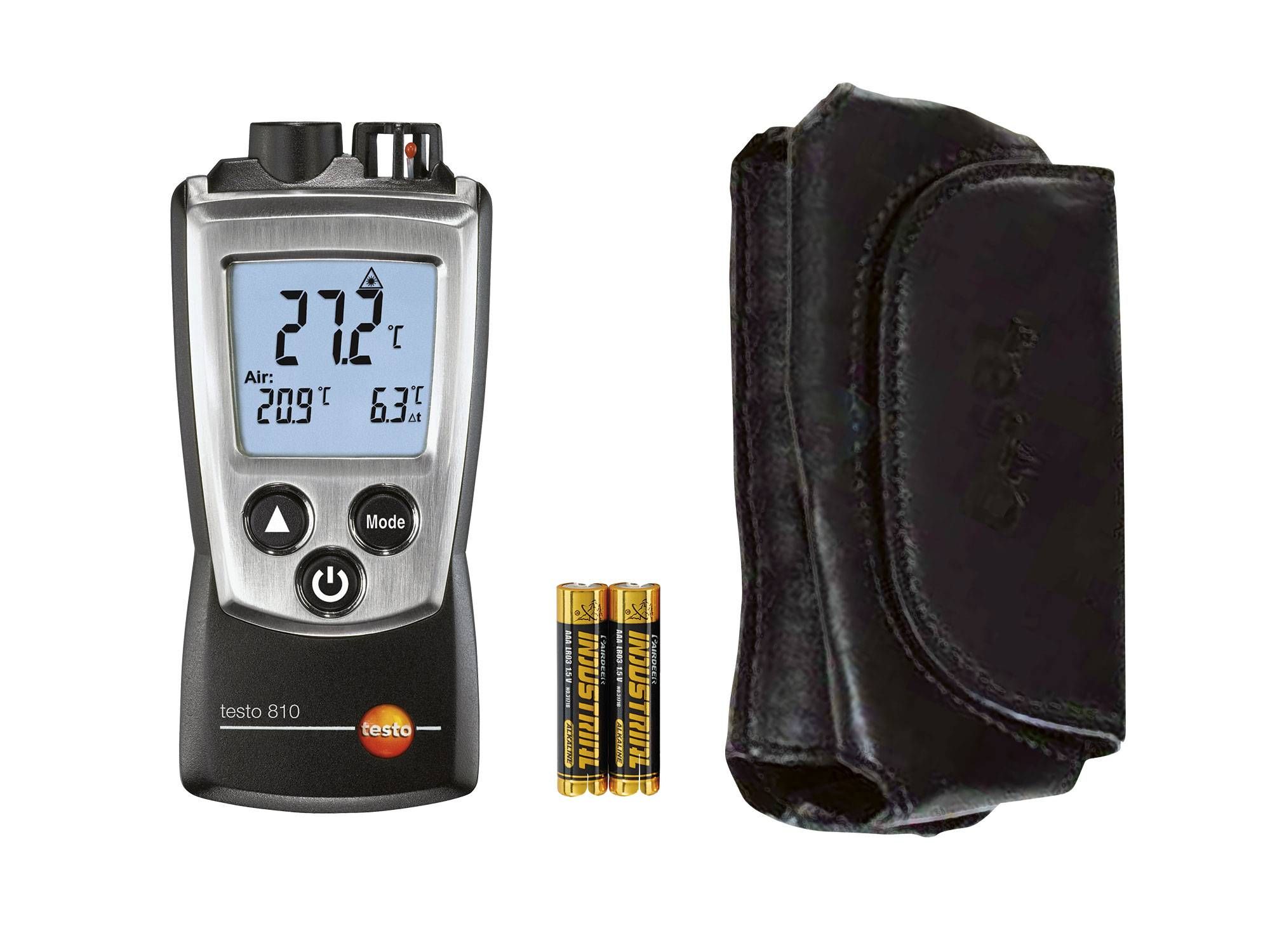 Testo 810 Infrared Thermometer, -30°C Min, +300°C Max, ±2 % Accuracy, °C Measurements
