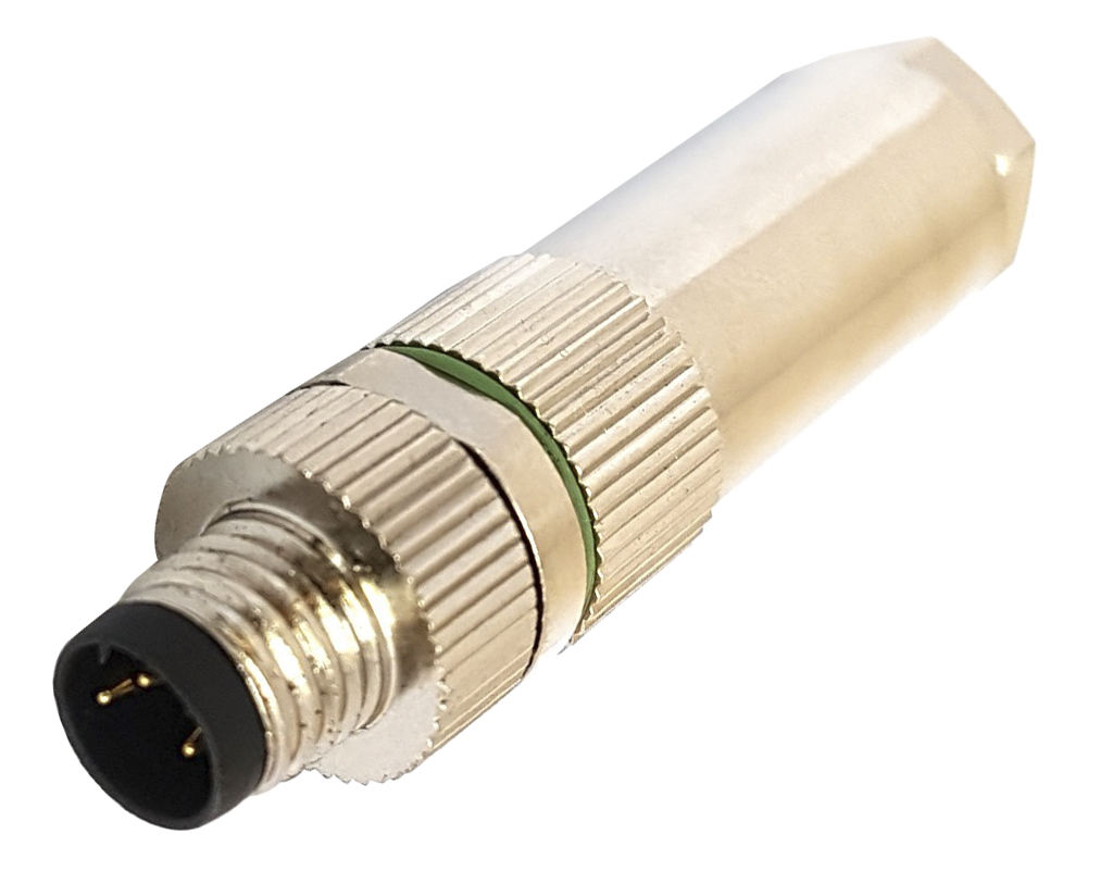 Bulgin Circular Connector, 4 Contacts, In-Line, M8 Connector, Plug, Male, IP67, Buccaneer M5 Series