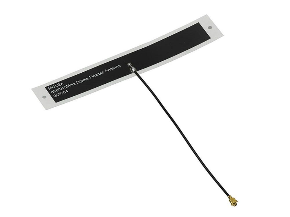Molex 206764-0100 Patch WiFi Antenna with MHF Connector, ISM Band