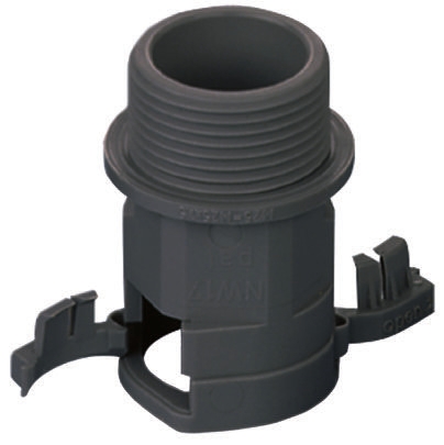 PMA Straight, Conduit Fitting, 16mm Nominal Size, M16, PA 6, Black IP66 rating