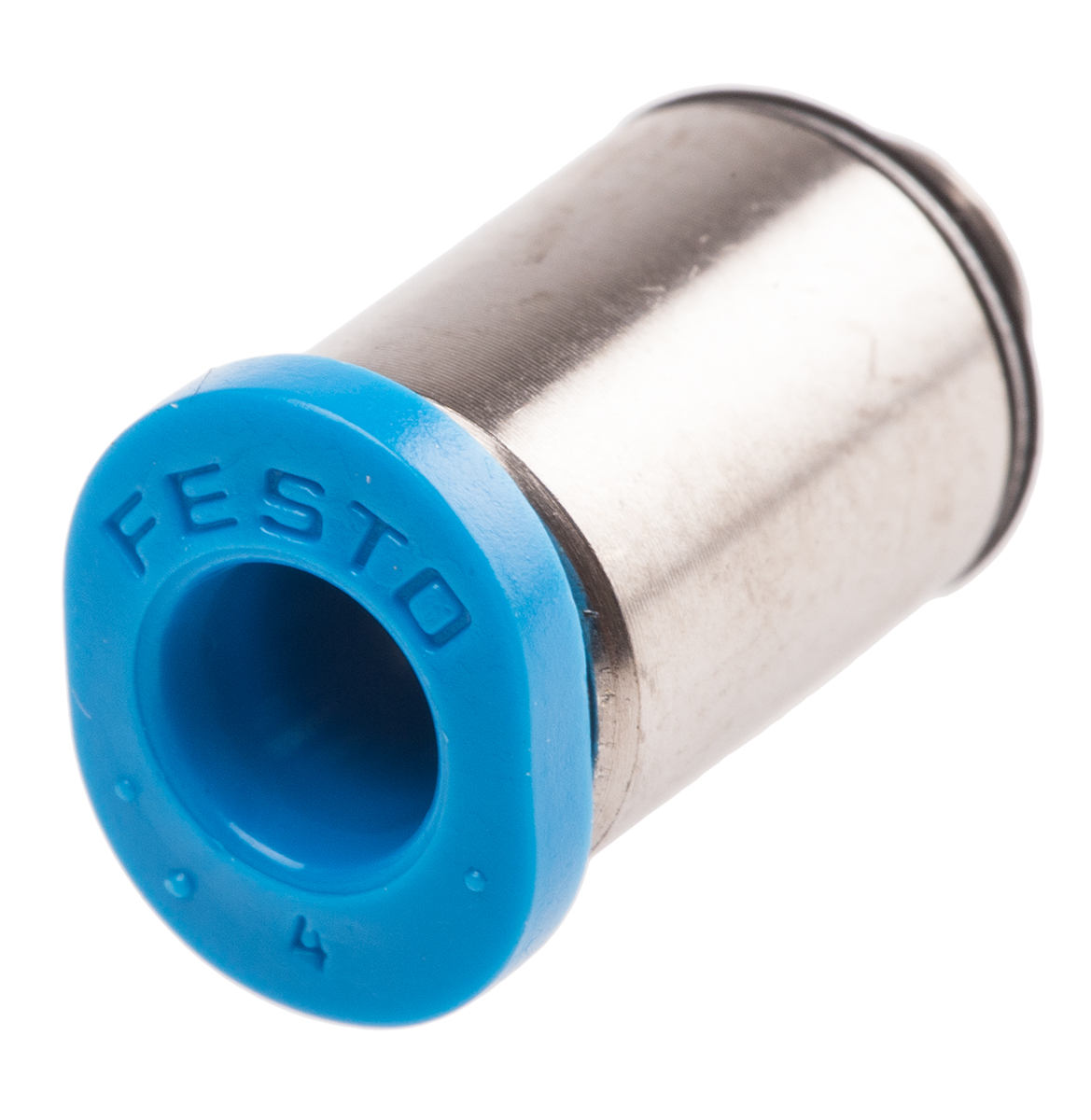 Festo QS Series Straight Threaded Adaptor, M5 Male to Push In 4 mm, Threaded-to-Tube Connection Style, 153315